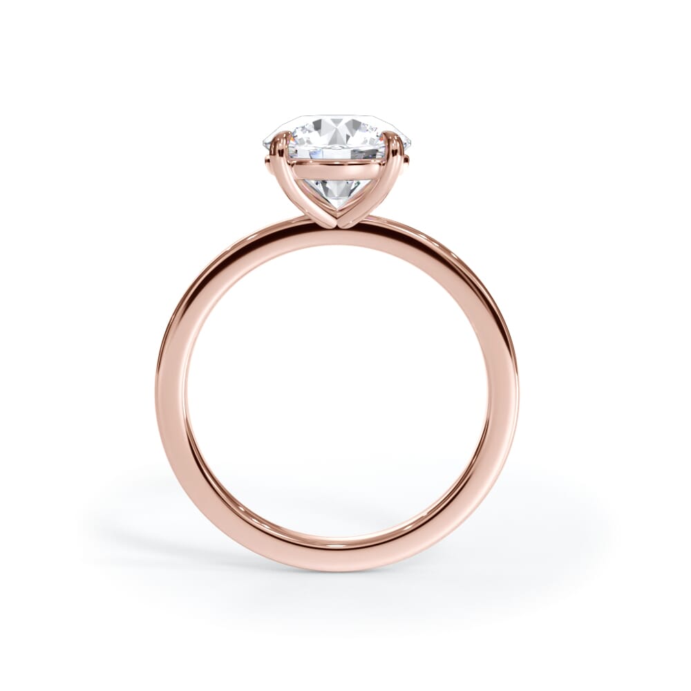 14K Rose Gold Bellora Solitaire Engagement Ring